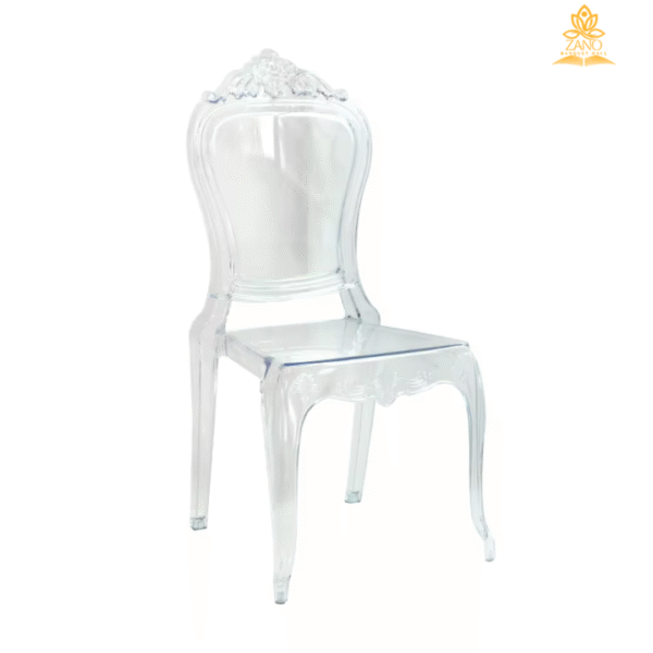 Clear Ghost Victorian Chair - Image 3