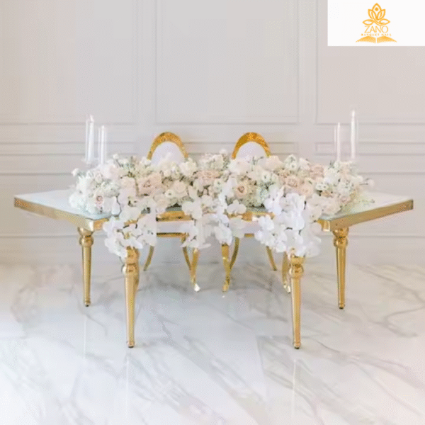 LUXURY ROUND TABLE WITH BUBBLE LEGS AND MIRROR TOP - Image 5