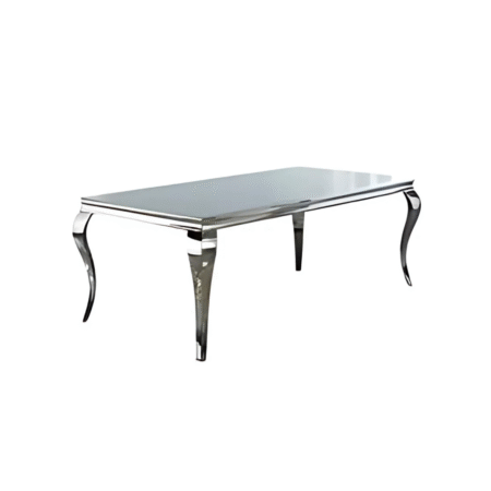 Luxury Mirror Dining Rectangular Table