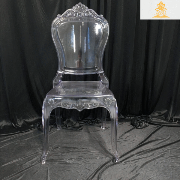 Clear Ghost Victorian Chair - Image 2