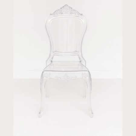 Clear Ghost Victorian Chair
